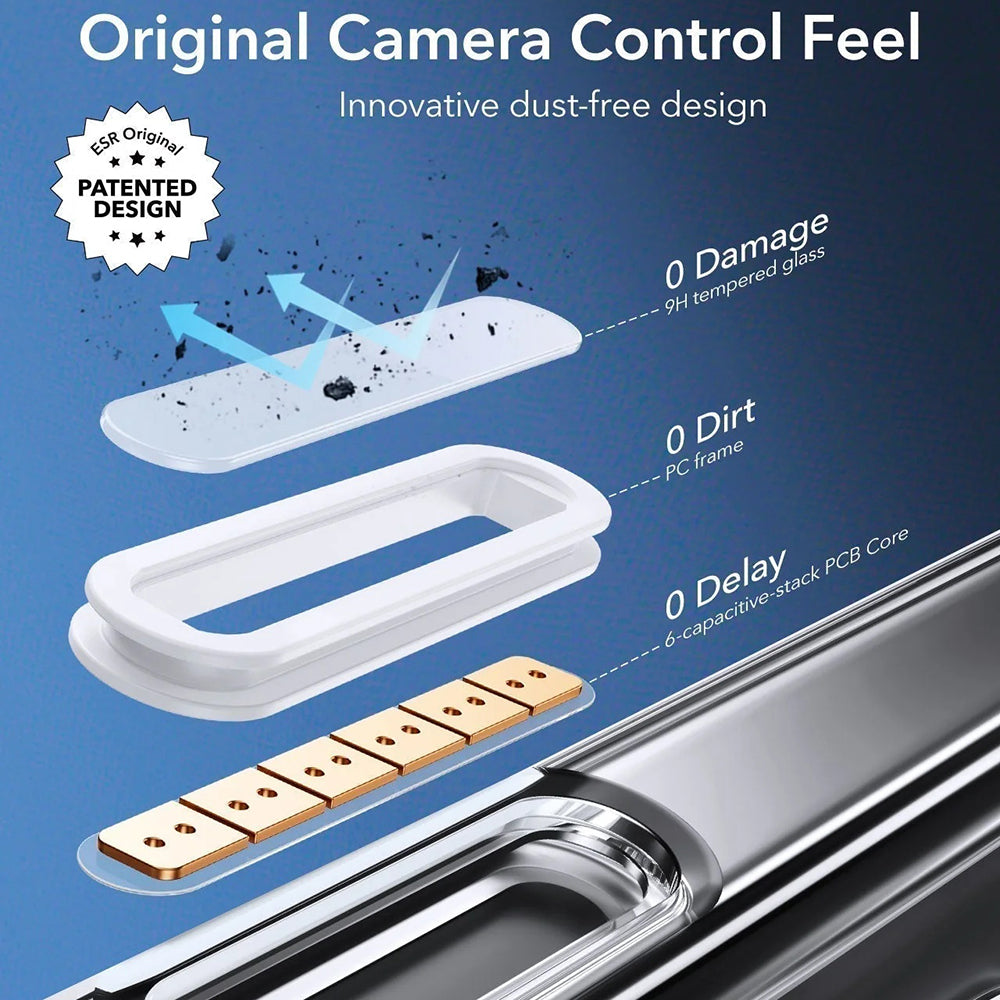 MagSafe Case for Apple iPhone 16 Pro Max, ESR, Classic Hybrid Slide, Transparent