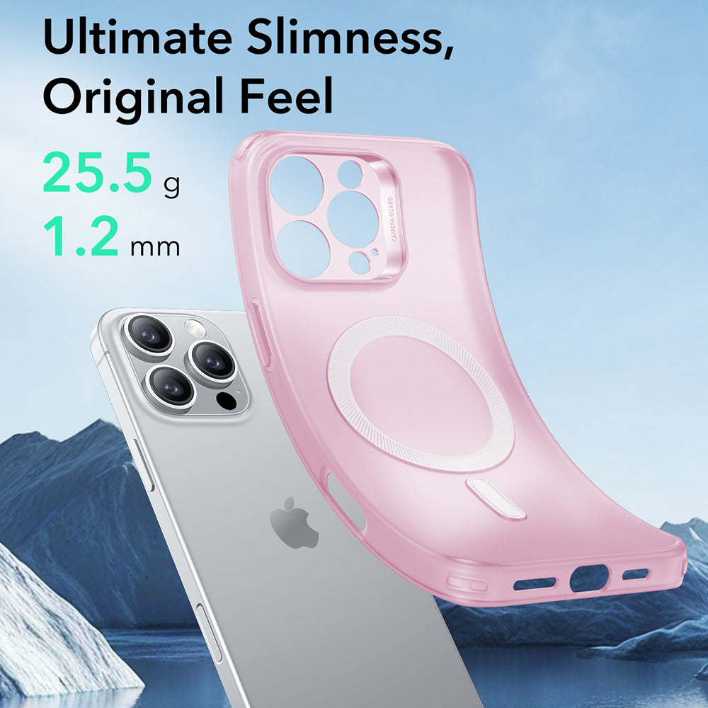 MagSafe Case for Apple iPhone 16 Pro Max, ESR, Zero, Satin Pink