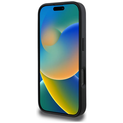 Калъф MagSafe за Apple iPhone 16 Pro Max, Guess, Cardslot 4G Stripes, Черен