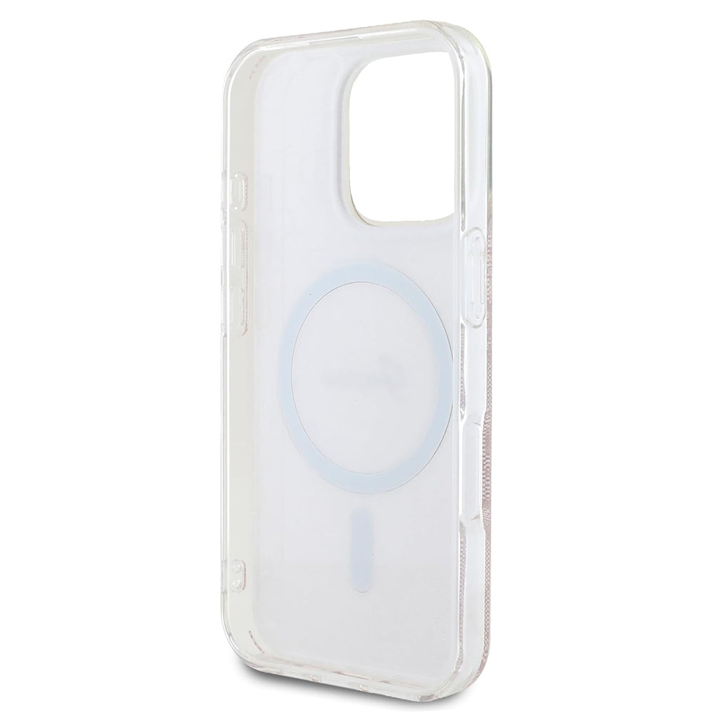 Калъф MagSafe за Apple iPhone 16 Pro Max, Guess, IML 4G, Розов