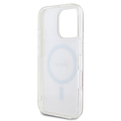 Калъф MagSafe за Apple iPhone 16 Pro Max, Guess, IML 4G, Розов