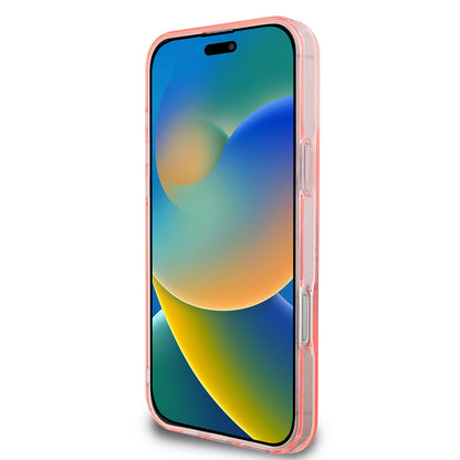 Калъф MagSafe за Apple iPhone 16 Pro Max, Guess, IML Flowers Wreath, Розов