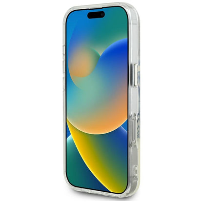 Калъф MagSafe за Apple iPhone 16 Pro Max, Guess, IML Metal Colored Circle, Розов