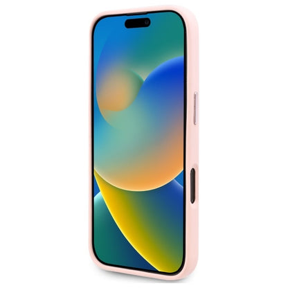 Калъф MagSafe за Apple iPhone 16 Pro Max, Karl Lagerfeld, Silicone Shadow Metal Initial, Розов