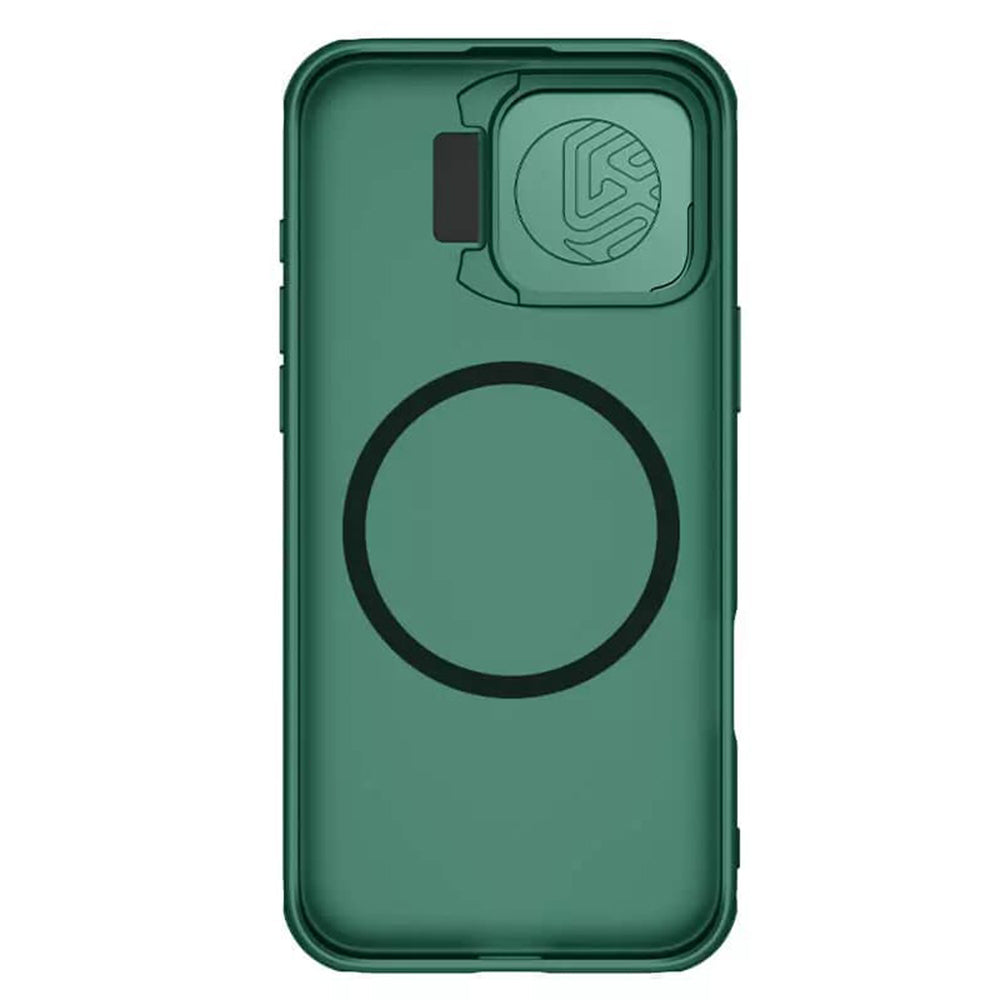 Калъф MagSafe за Apple iPhone 16 Pro Max, Nillkin, CamShield Prop, Зелен
