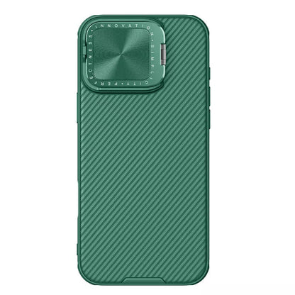 Калъф MagSafe за Apple iPhone 16 Pro Max, Nillkin, CamShield Prop, Зелен