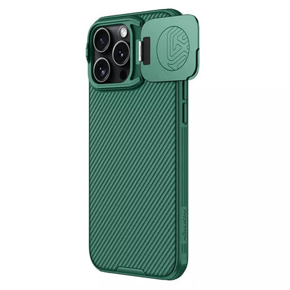 Калъф MagSafe за Apple iPhone 16 Pro Max, Nillkin, CamShield Prop, Зелен
