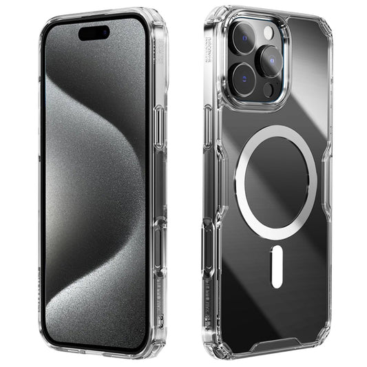MagSafe Case for Apple iPhone 16 Pro Max, Nillkin, Nature Pro, Transparent