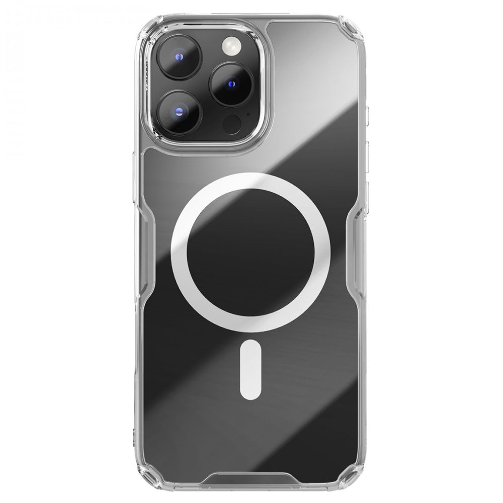 Калъф MagSafe за Apple iPhone 16 Pro Max, Nillkin, Nature Pro, Прозрачен