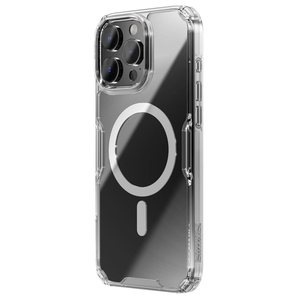 Калъф MagSafe за Apple iPhone 16 Pro Max, Nillkin, Nature Pro, Прозрачен