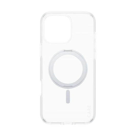 Калъф MagSafe за Apple iPhone 16 Pro Max, PanzerGlass, с функция стойка, Прозрачен Сребрист