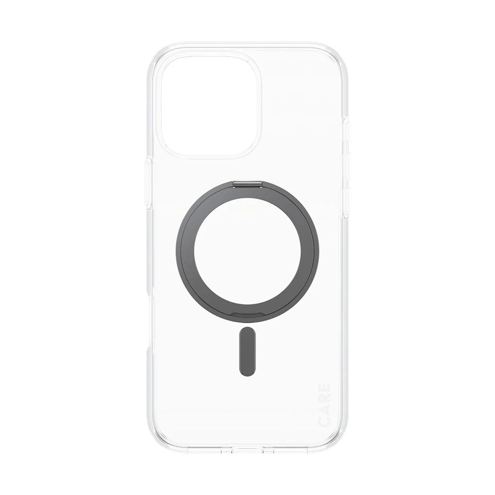 Калъф MagSafe за Apple iPhone 16 Pro Max, PanzerGlass, с функция стойка, прозрачен черен