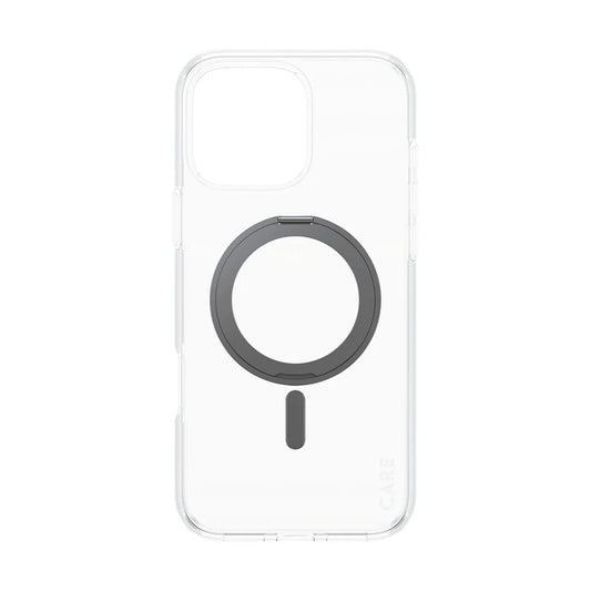 Калъф MagSafe за Apple iPhone 16 Pro Max, PanzerGlass, с функция стойка, прозрачен черен