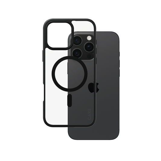 Калъф MagSafe за Apple iPhone 16 Pro Max, PanzerGlass, Care Urban Combat, Прозрачно черен