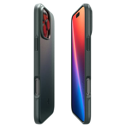 Калъф MagSafe за Apple iPhone 16 Pro Max, Spigen, Thin Fit, Зелен