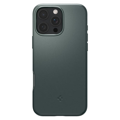 Калъф MagSafe за Apple iPhone 16 Pro Max, Spigen, Thin Fit, Зелен