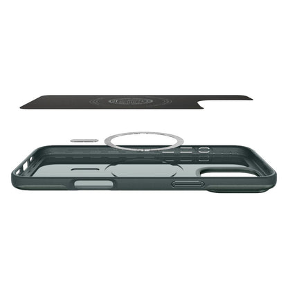 Калъф MagSafe за Apple iPhone 16 Pro Max, Spigen, Thin Fit, Зелен