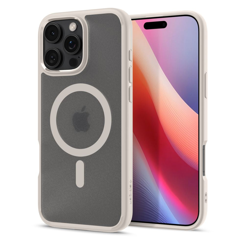 Калъф MagSafe за Apple iPhone 16 Pro Max, Spigen, Ultra Hybrid, Сатенен бронз ACS08382