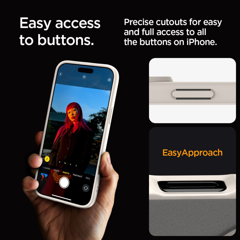 Калъф MagSafe за Apple iPhone 16 Pro Max, Spigen, Ultra Hybrid, Сатенен бронз ACS08382