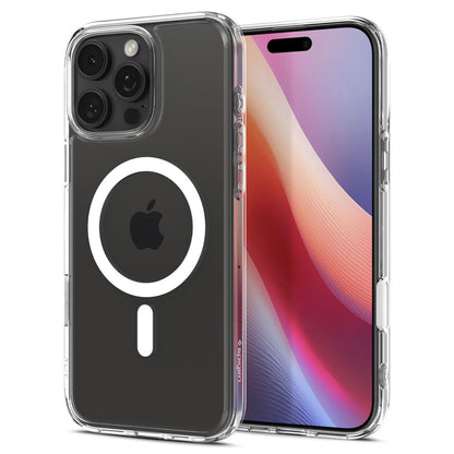 Калъф MagSafe за Apple iPhone 16 Pro Max, Spigen, Ultra Hybrid T, Бял ACS08505