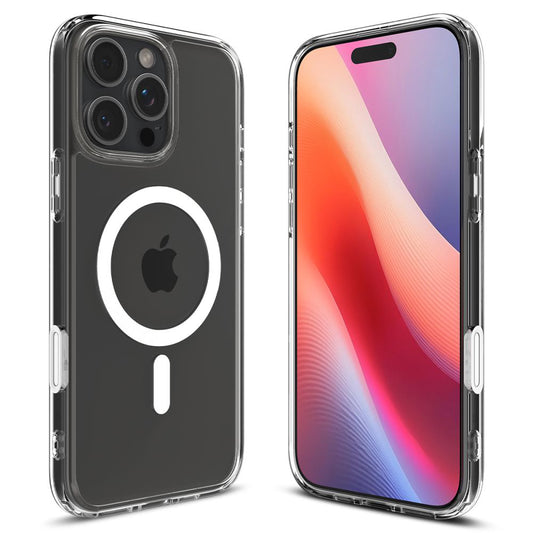 Калъф MagSafe за Apple iPhone 16 Pro Max, Spigen, Ultra Hybrid T, Бял ACS08505