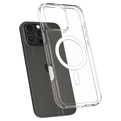 Калъф MagSafe за Apple iPhone 16 Pro Max, Spigen, Ultra Hybrid T, Бял ACS08505