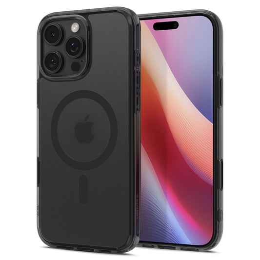 Калъф MagSafe за Apple iPhone 16 Pro Max, Spigen, Ultra Hybrid T, Сатенено черен ACS08507