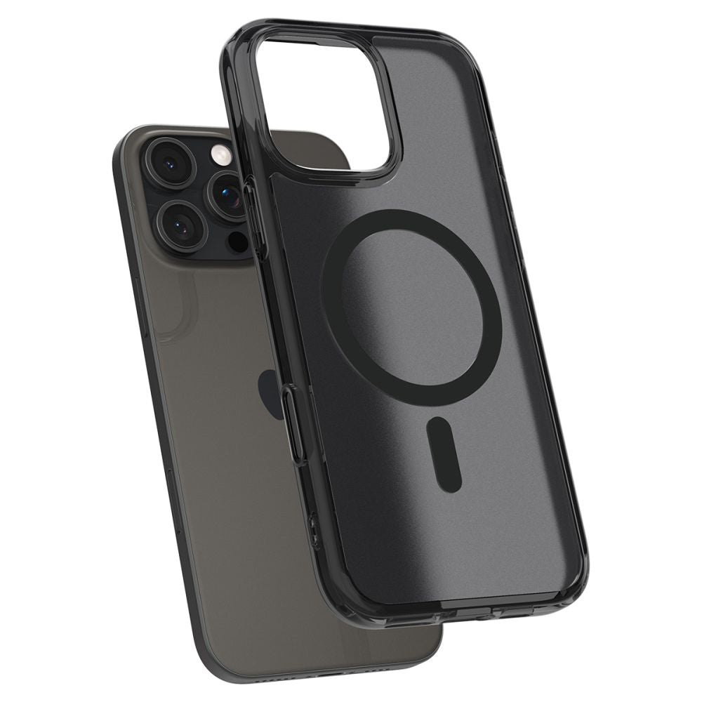 Калъф MagSafe за Apple iPhone 16 Pro Max, Spigen, Ultra Hybrid T, Сатенено черен ACS08507
