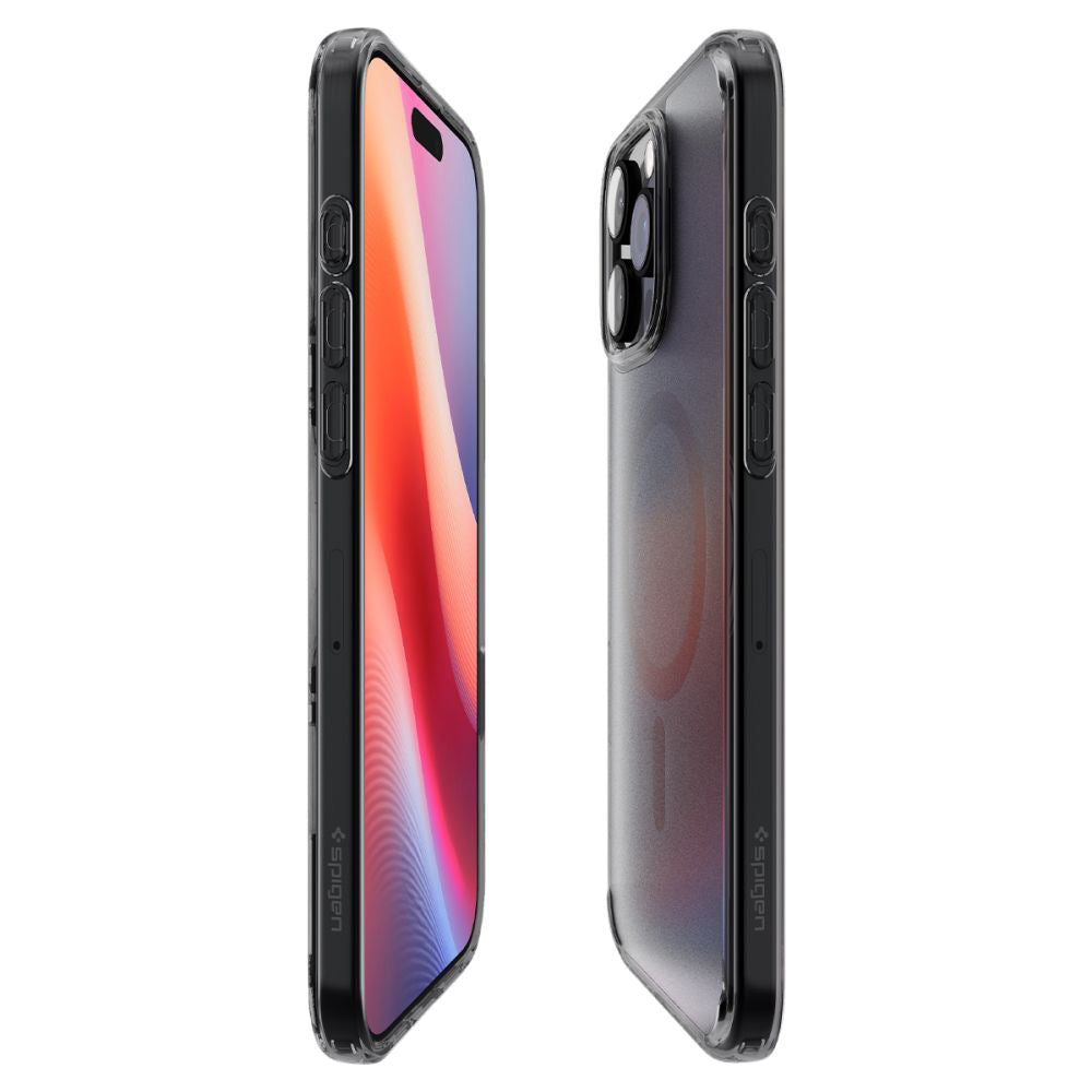 Калъф MagSafe за Apple iPhone 16 Pro Max, Spigen, Ultra Hybrid T, Сатенено черен ACS08507