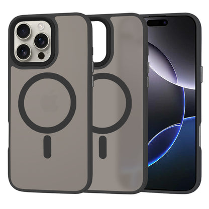 Калъф MagSafe за Apple iPhone 16 Pro Max, Techsuit, HaloFrost, Черен