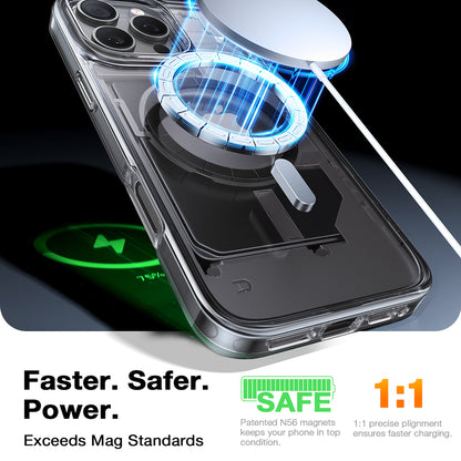 Калъф MagSafe за Apple iPhone 16 Pro Max, Torras, Diamond, прозрачен