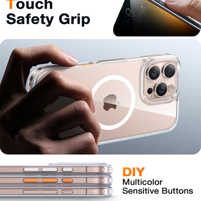 Калъф MagSafe за Apple iPhone 16 Pro Max, Torras, Diamond, прозрачен