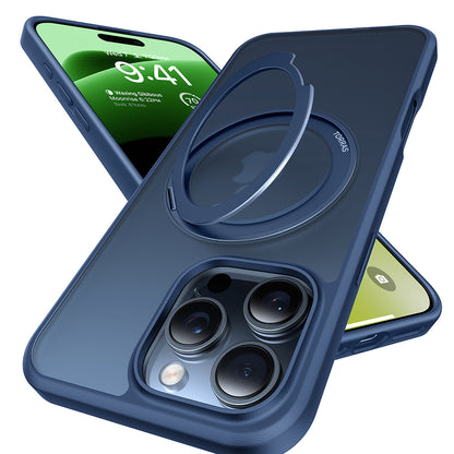 MagSafe Case for Apple iPhone 16 Pro Max, Torras, Ostand Pro, Navy Blue