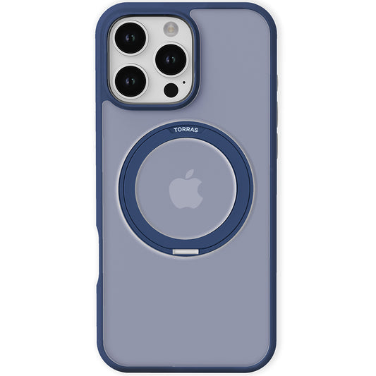 Калъф MagSafe за Apple iPhone 16 Pro Max, Torras, Ostand Pro, Тъмносин