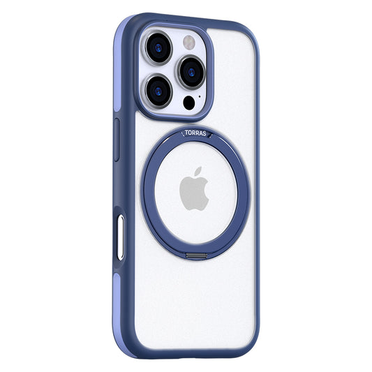 Калъф MagSafe за Apple iPhone 16 Pro Max, Torras, Ostand R Fusion, Тъмносин
