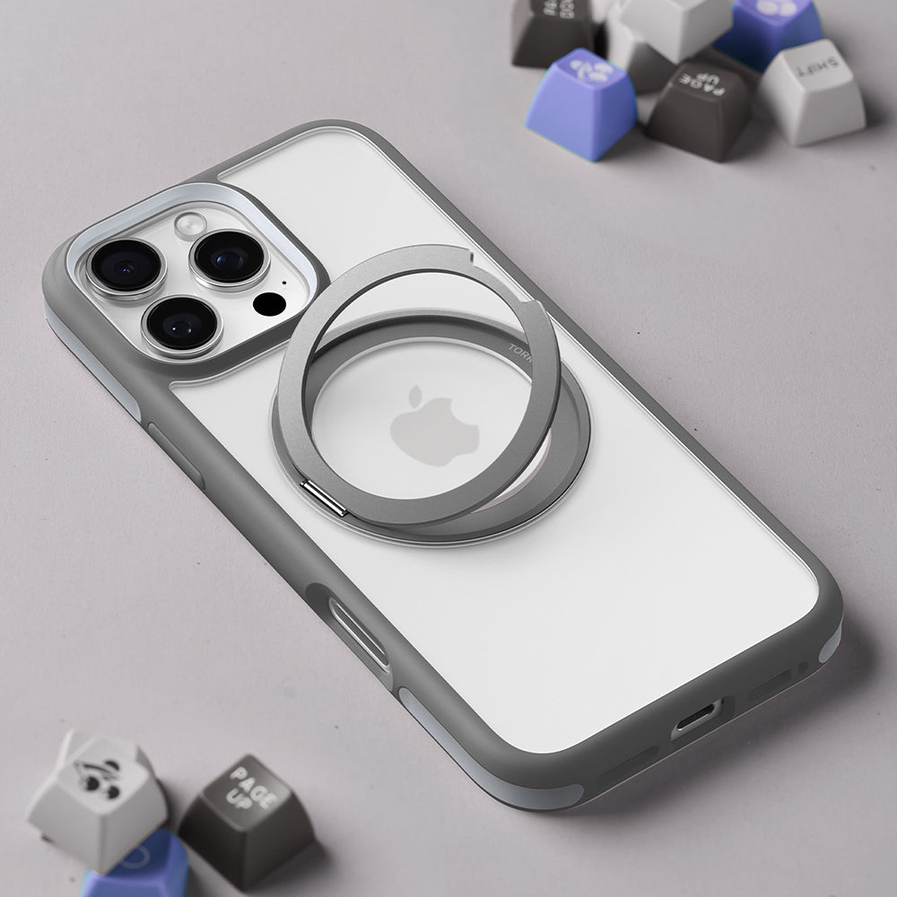 Калъф MagSafe за Apple iPhone 16 Pro Max, Torras, Ostand R Fusion, Черен