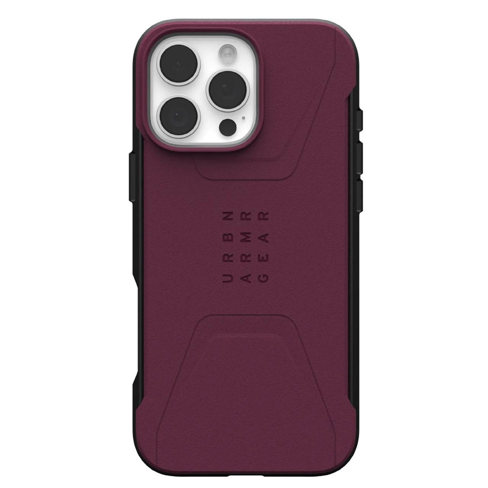 Калъф MagSafe за Apple iPhone 16 Pro Max, Urban Armor Gear, Civilian, Бордо
