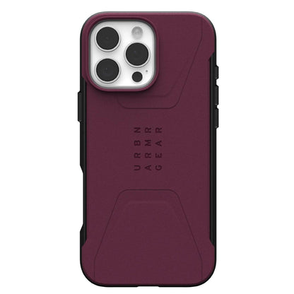Калъф MagSafe за Apple iPhone 16 Pro Max, Urban Armor Gear, Civilian, Бордо