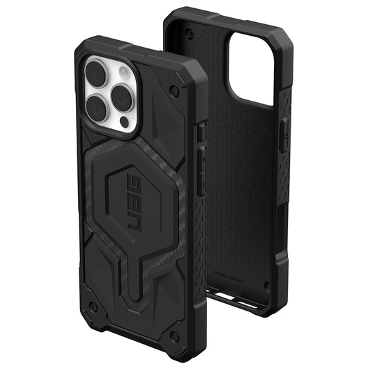 Калъф MagSafe за Apple iPhone 16 Pro Max, Urban Armor Gear, Monarch Pro Carbon, Черен