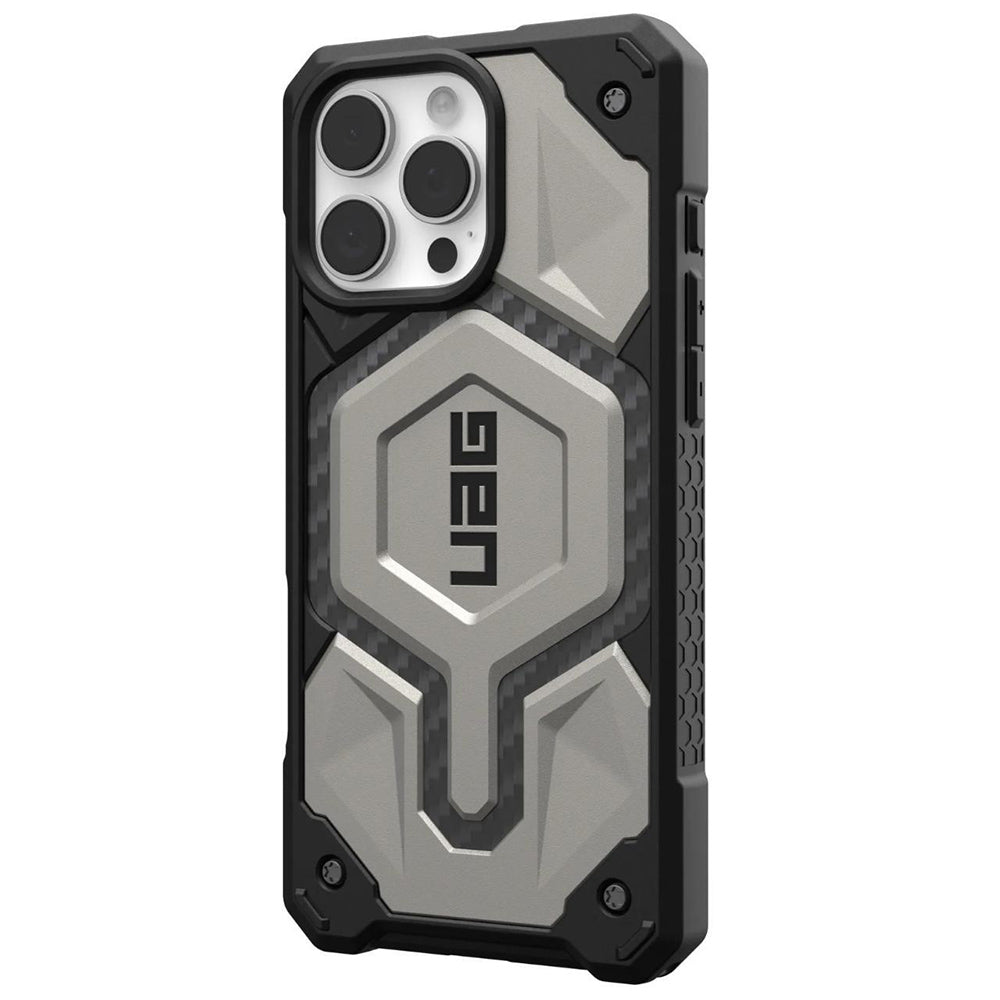 Калъф MagSafe за Apple iPhone 16 Pro Max, Urban Armor Gear, Monarch Pro, Сив