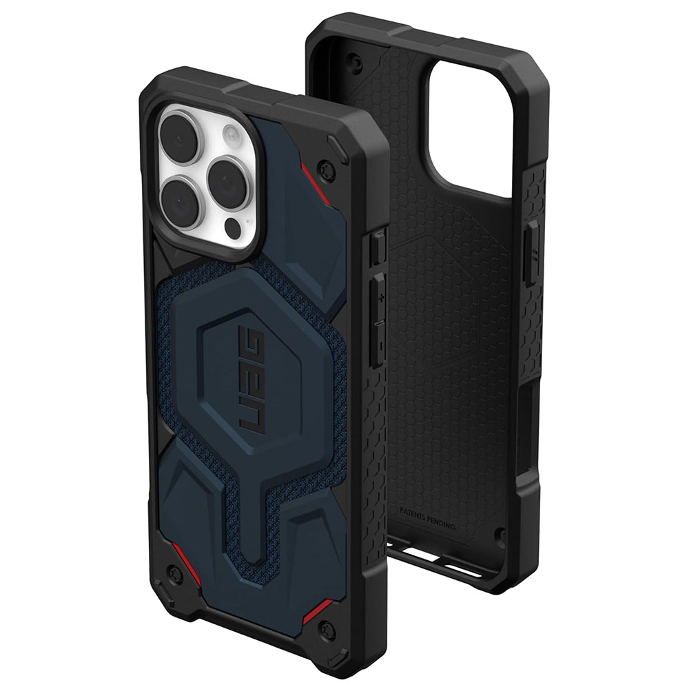Калъф MagSafe за Apple iPhone 16 Pro Max, Urban Armor Gear, Monarch Pro Kevlar, Тъмносин
