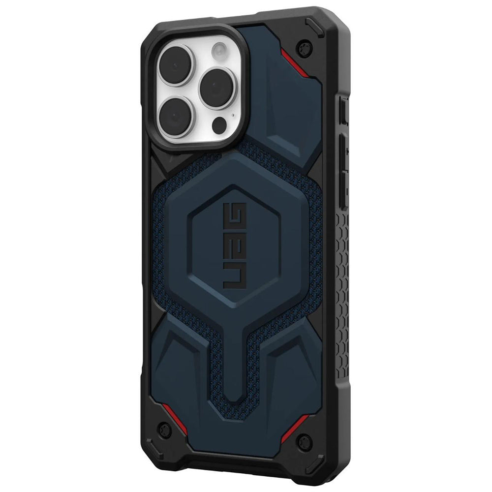 Калъф MagSafe за Apple iPhone 16 Pro Max, Urban Armor Gear, Monarch Pro Kevlar, Тъмносин