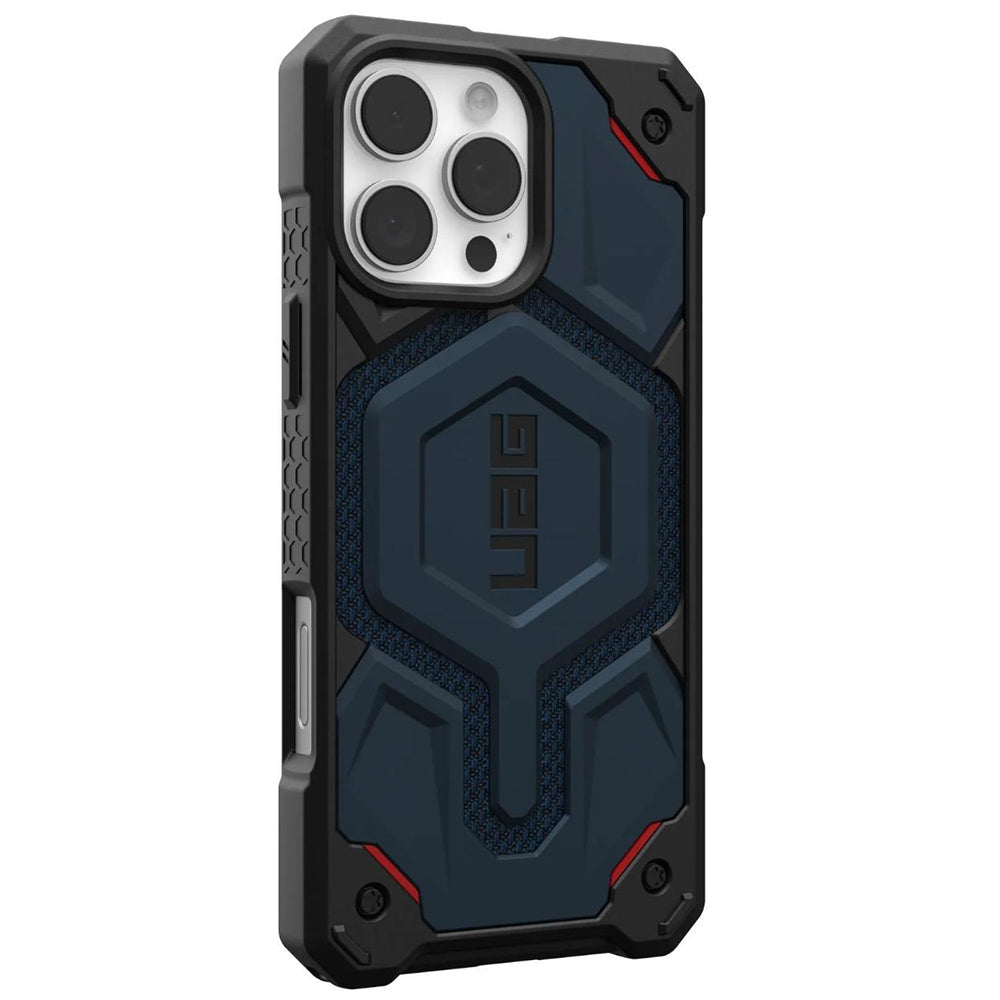 Калъф MagSafe за Apple iPhone 16 Pro Max, Urban Armor Gear, Monarch Pro Kevlar, Тъмносин