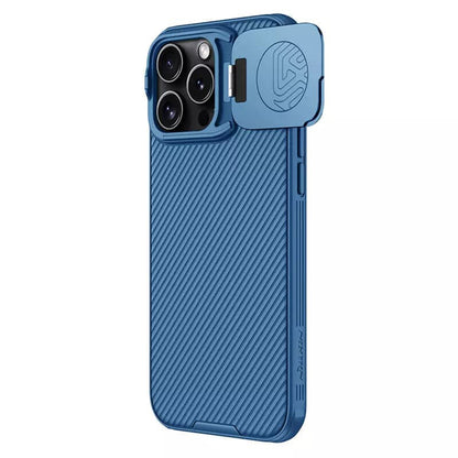 MagSafe калъф за Apple iPhone 16 Pro, Nillkin, CamShield Prop, Син