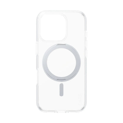 Калъф MagSafe за Apple iPhone 16 Pro, PanzerGlass, с функция стойка, Сребристо прозрачен