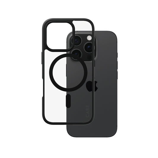Калъф MagSafe за Apple iPhone 16 Pro, PanzerGlass, Care Urban Combat, Прозрачно черен