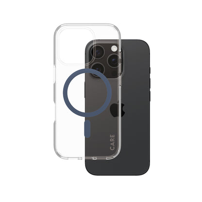 Калъф MagSafe за Apple iPhone 16 Pro, PanzerGlass, Care Urban Combat, Прозрачен Син