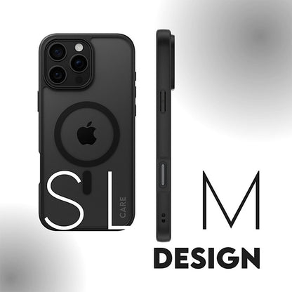 Калъф MagSafe за Apple iPhone 16 Pro, PanzerGlass, Frame, Черна прозрачност