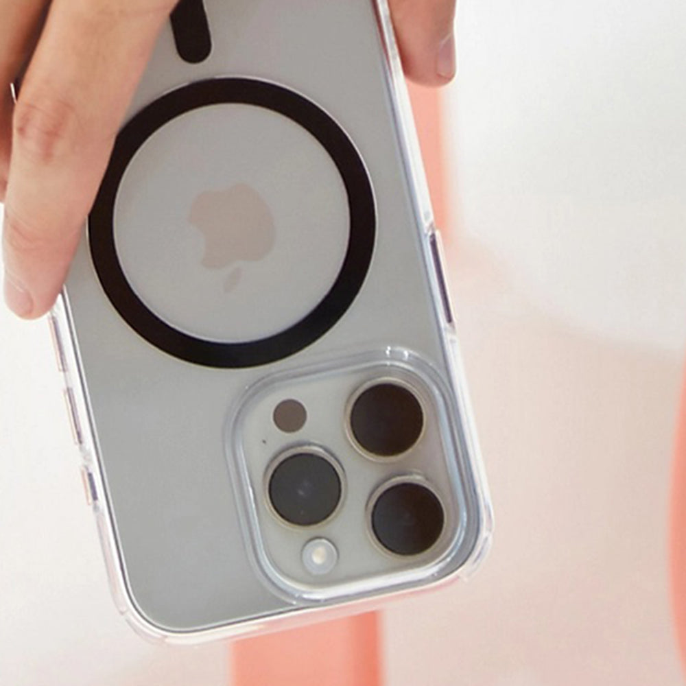 Калъф MagSafe за Apple iPhone 16 Pro, PanzerGlass, HardCase, Прозрачен Бял