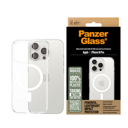 Калъф MagSafe за Apple iPhone 16 Pro, PanzerGlass, HardCase, Прозрачен Бял